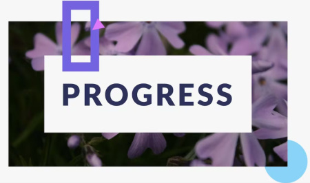 قالب آماده پاورپوینت Progress