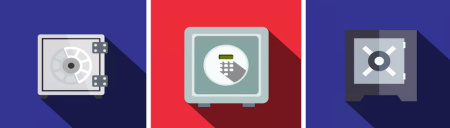 ایکون گاوصندوق Bank safe icon