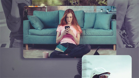 پروژه اسلایدشو افتر افکت عکس ساده Simple Photo Slideshow