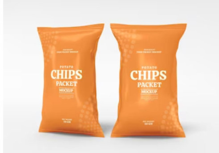 دانلود موکاپ بسته بندی چیپس