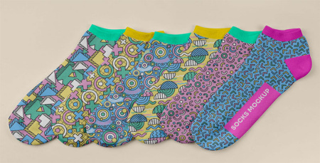 موکاپ جوراب Sock mockup
