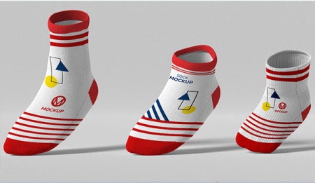 موکاپ جوراب لایه باز Socks mockup