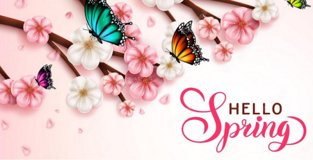 وکتور شکوفه های بهاری ، انواع وکتور شکوفه لایه باز