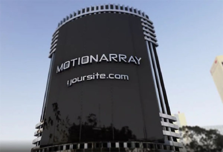 پروژه افتر افکت لوگو در خیابان Realistic Street Logo