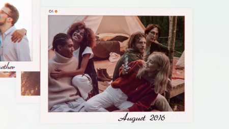 پروژه افتر افکت اسلایدشو با فریم های تصویر