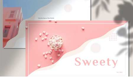 دانلود قالب پاورپوینت Sweety