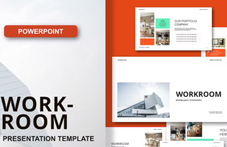 قالب پاورپوینت Workroom