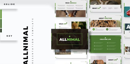 دانلود قالب پاورپوینت جانوران Animals