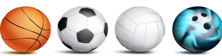 دانلود وکتور لایه باز توپ ball set