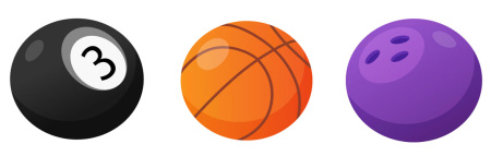 وکتور  توپ ورزشی ball set