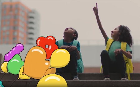 ترانزیشن آماده پریمیر بالون های رنگارنگ Balloon Transitions