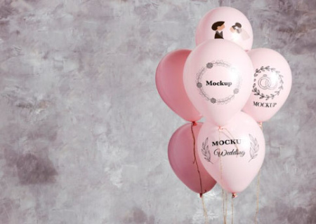 دانلود موکاپ بادکنک balloon mockup