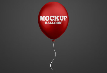 موکاپ لایه باز بادکنک balloon