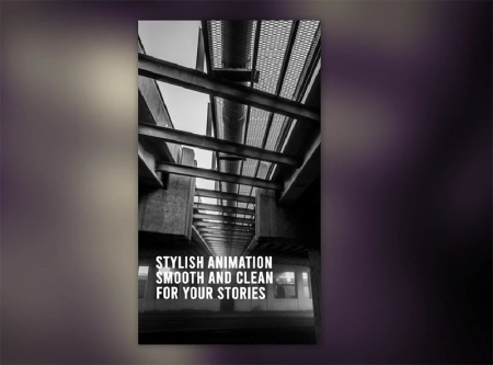 پروژه پریمیر 12 استوری اینستاگرام سیاه و سفید