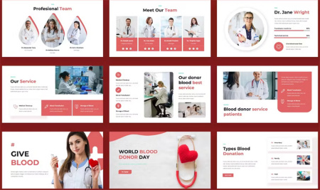 دانلود تم پاورپوینت خون شناسی BLODTION
