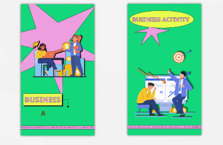 پروژه افتر افکت موشن گرافیک استوری های تجاری و تبلیغاتی