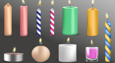 دانلود وکتور شمع