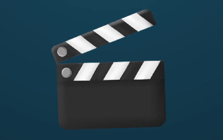 پروژه افتر افکت لوگو کلاکت فیلمبرداری Clapperboard Movie Logo