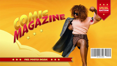 دانلود پروژه افتر افکت کتاب داستان کمیک Comic Magazine Stories