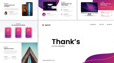دانلود تم پاورپوینت Digistalk
