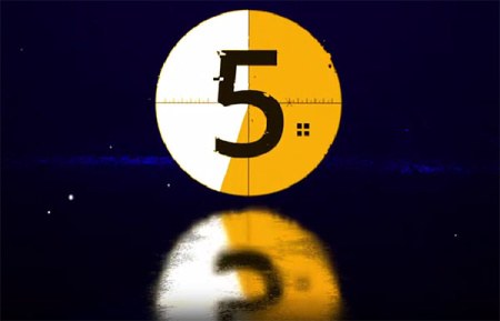 پروژه پریمیر لوگو شمارش معکوس گلیچ Glitch Countdown Logo