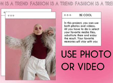 پروژه آماده افتر افکت اسلایدشو با گرادینت رنگی