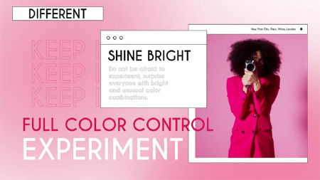 پروژه آماده افتر افکت اسلایدشو با گرادینت رنگی