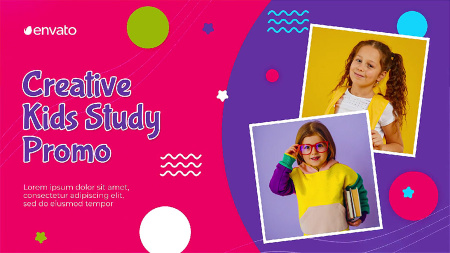 پروژه افتر افکت تیزر آموزش کودکان Kids Education Study