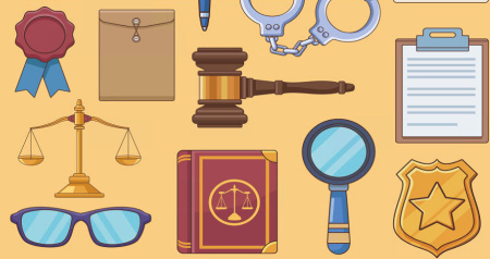 وکتور قانون و وکالت Law and justice