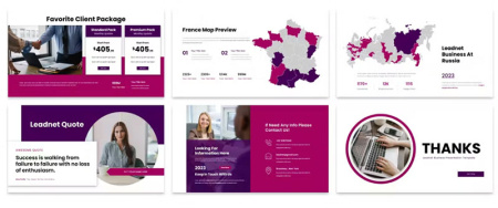 دانلود تم پاورپوینت Leadnet