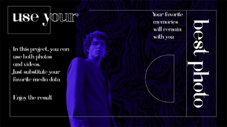 پروژه اسلایدشو افتر افکت با افکت مایع و طرح مرمر