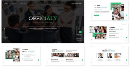 دانلود تم پاورپوینت رسمی Officialy