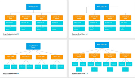 دانلود تم پاورپوینت چارت سازمانی Organizational chart