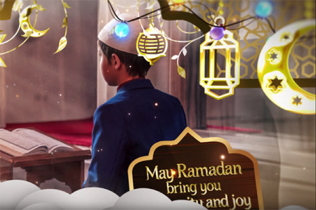 پروژه افتر افکت اسلایدشو ماه رمضان Ramadan Kareem Slideshow