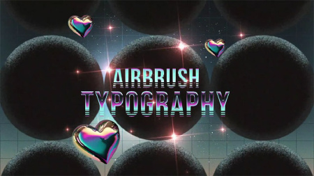 پروژه افتر افکت اینترو با تایتل Retro Airbrush Titles Intro