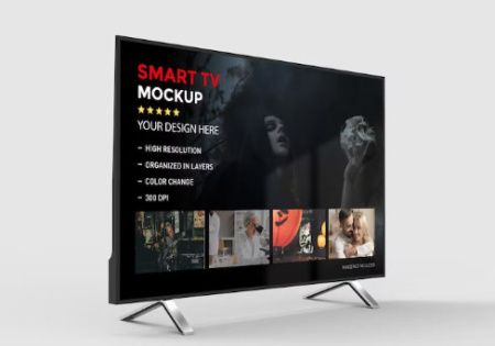 دانلود موکاپ تلویزیون smart tv