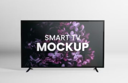 دانلود موکاپ لایه باز تلویزیون smart tv