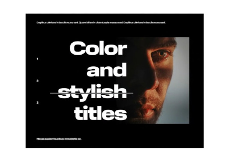 پروژه آماده پریمیر 6 عنوان شیک Stylish Titles