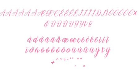 دانلود فونت قلبی Wonderful Love