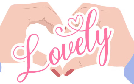 فونت انگلیسی قلب Wonderful Love