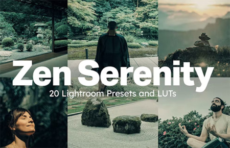 20 اکشن فتوشاپ ایجاد افکت آرامش Zen Serenity