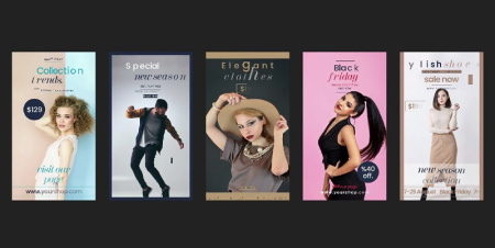 پروژه آماده افتر افکت 5 ریلز اینستاگرام فروشگاهی