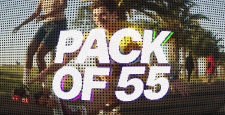 پریست پریمیر با افکت پیکسلی 8BitMe - Pixelate Overlays