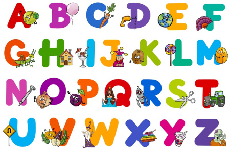 وکتور حروف الفبای انگلیسی با طراحی زیبا