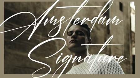 دانلود فونت انگلیسی آمستردام Amsterdam Signature