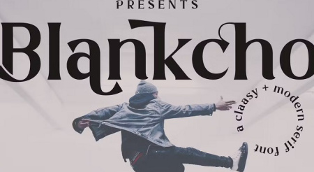 فونت انگلیسی Blankcho