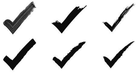 وکتور علامت تیک