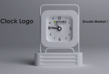 دانلود پروژه افتر افکت لوگو ساعت Clock Logo