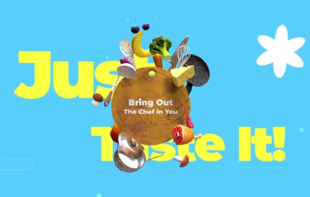 پروژه پریمیر لوگو برنامه آشپزی Cooking Show Logo