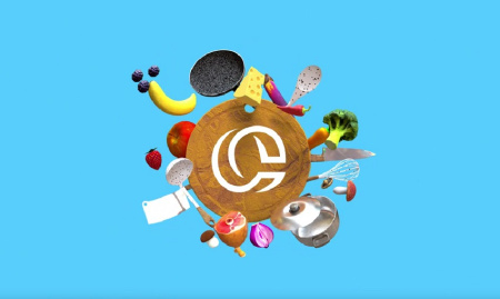 پروژه پریمیر نمایش لوگو برنامه آشپزی Cooking Show Logo